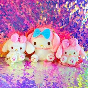 My Melody Plush Backpack Bundle NWOT